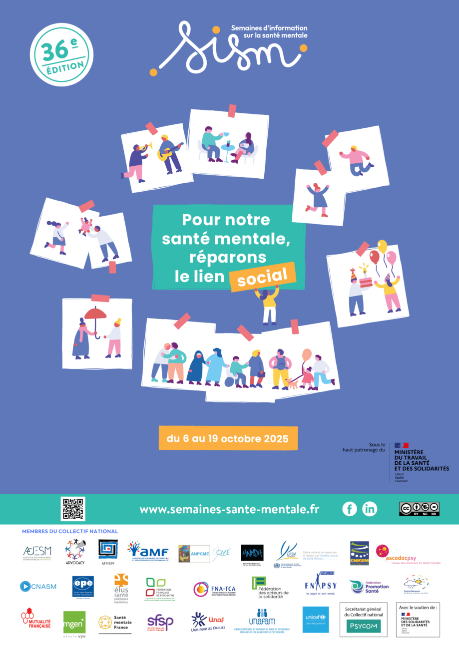 Semaines d’Information sur la Santé Mentale du 06 au 19 octobre 2025