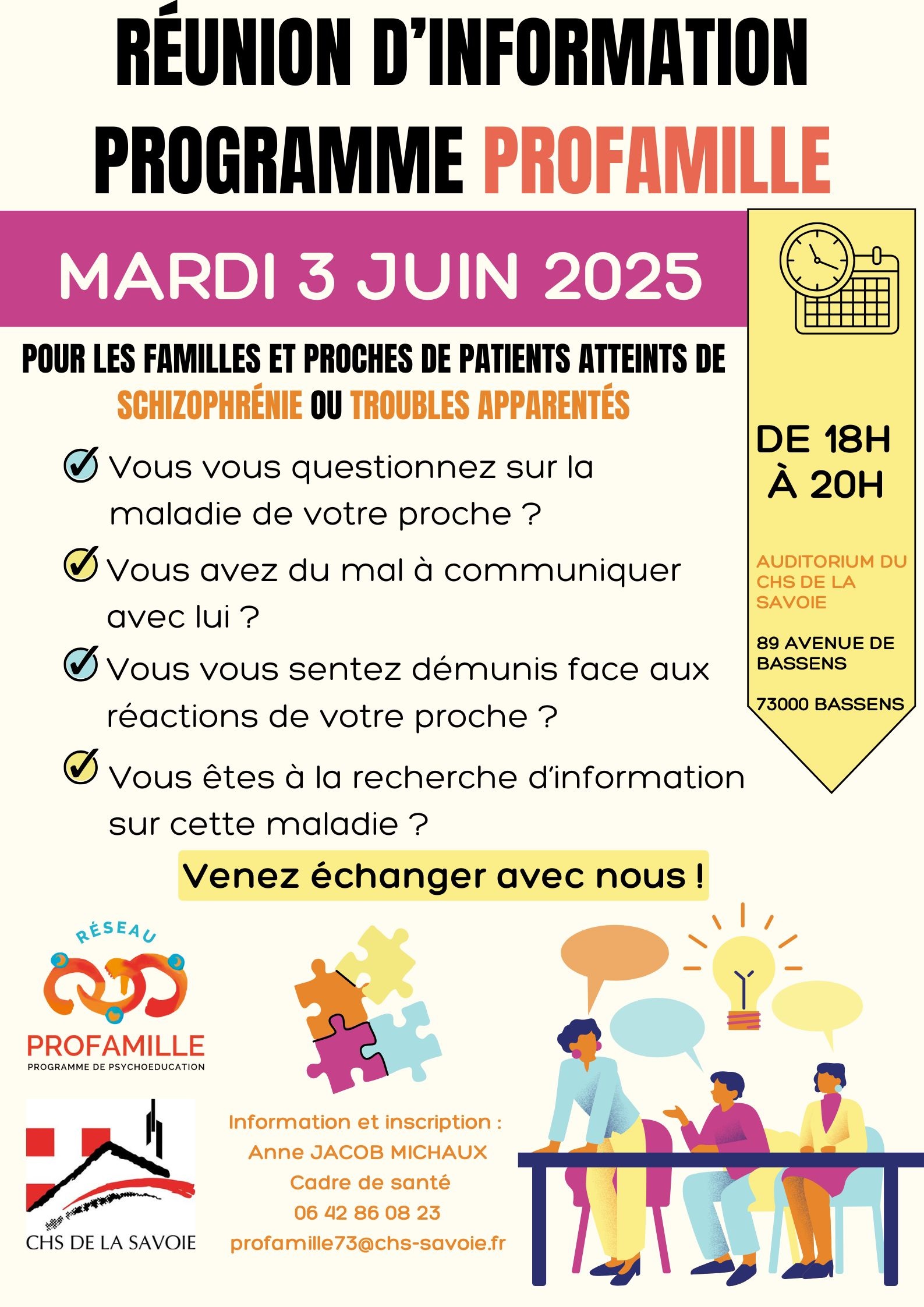 Réunion d’information programme Profamille – 3 juin 2025