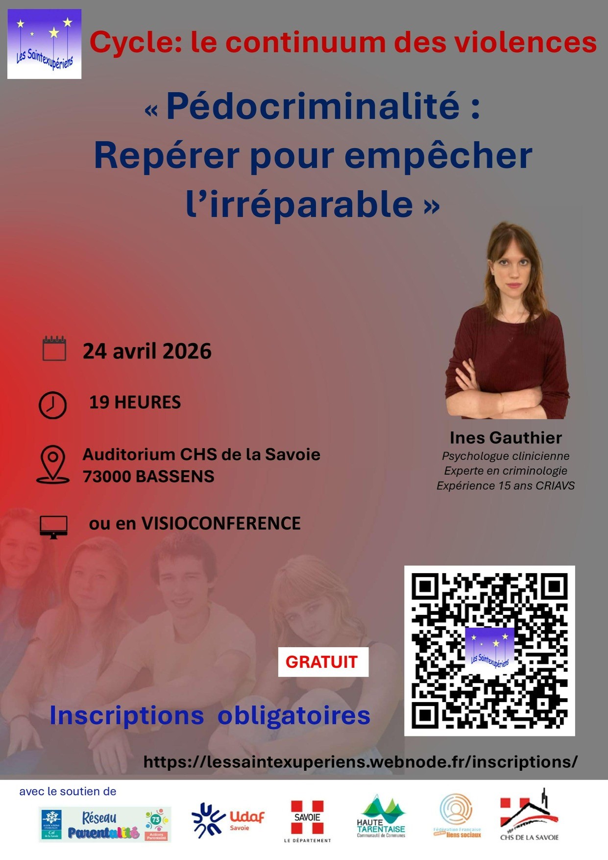 Pédocriminalité : repérer pour empêcher l&rsquo;irréparable – 24 avril 2026